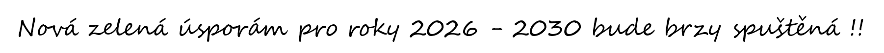 Nová zelená úsporám pro roky 2026–2030 je spuštěná